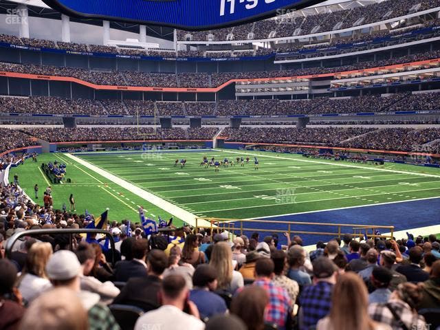 SoFi Stadium - Section Club 118 Seat View
