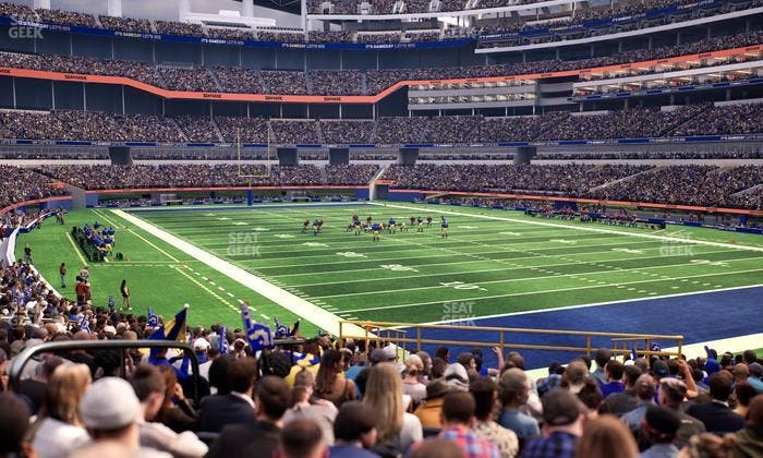 SoFi Stadium - Section Club 118 Seat View