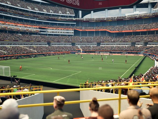 SoFi Stadium - Section Club 125 Seat View