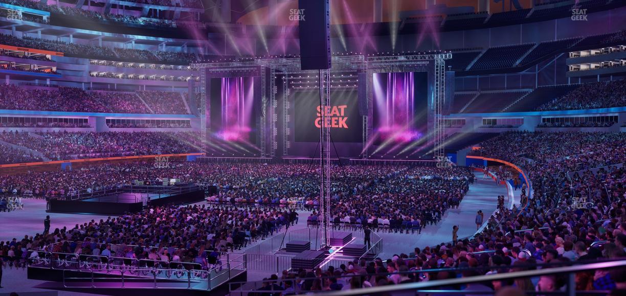 SoFi Stadium - Section Club 125 Seat View