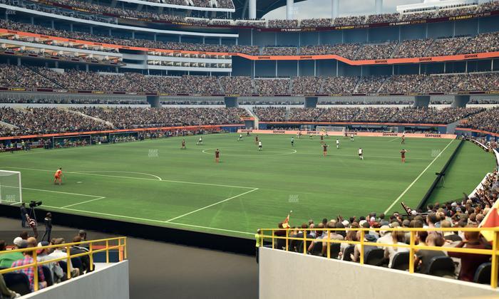 SoFi Stadium - Section Club 125 Seat View