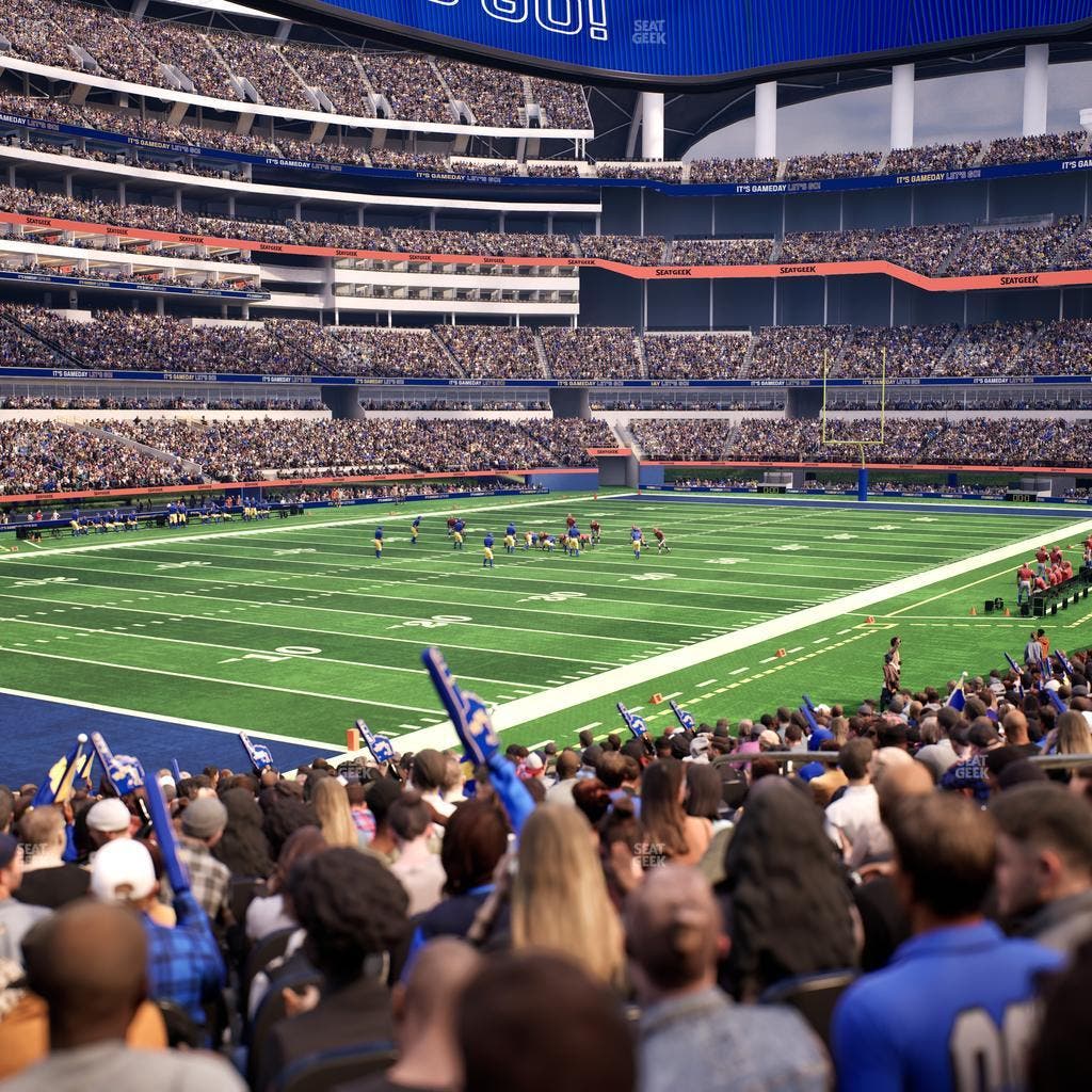 SoFi Stadium - Section Club 126 Seat View
