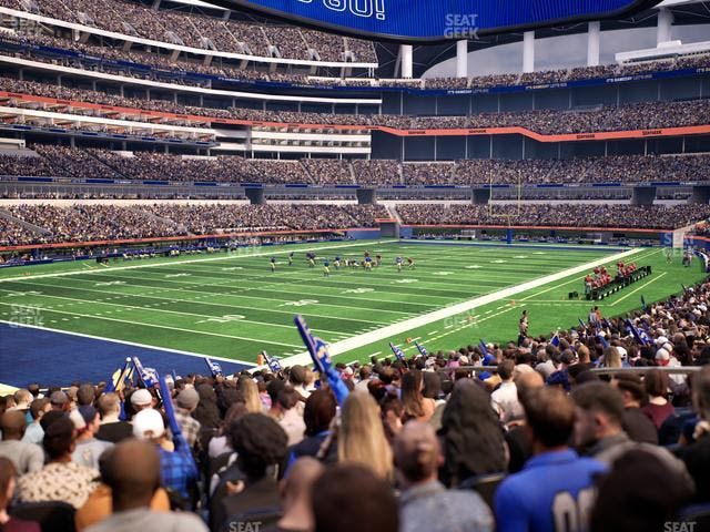 SoFi Stadium - Section Club 126 Seat View