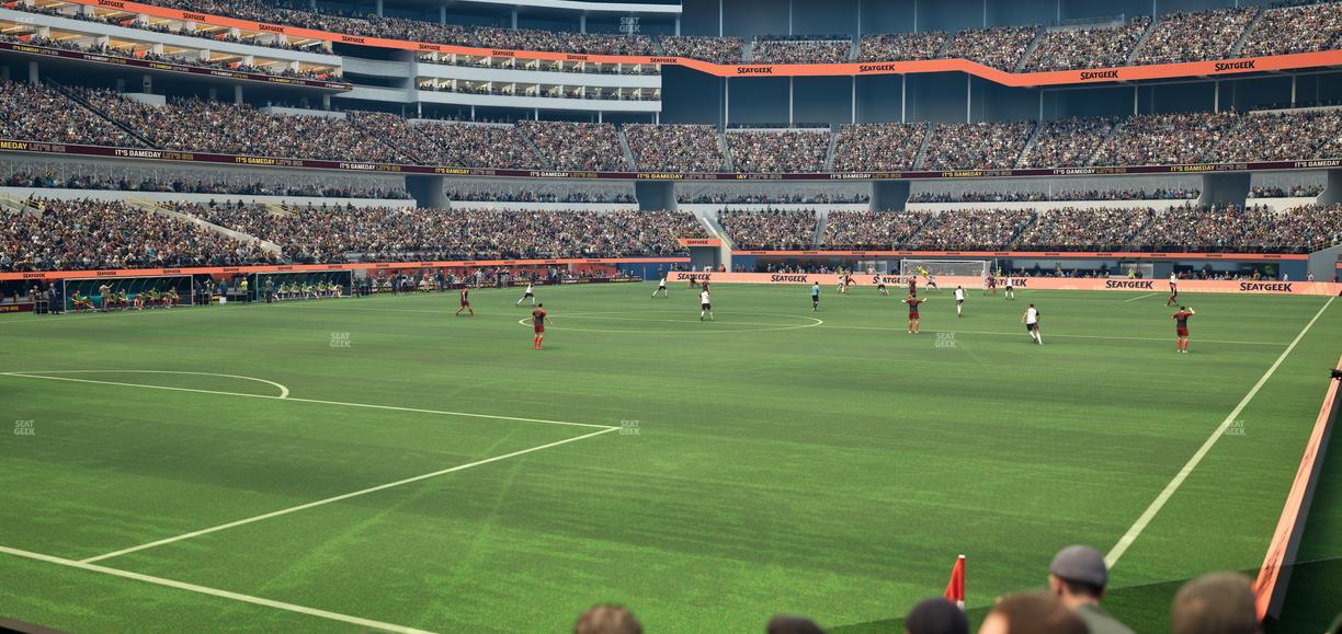 SoFi Stadium - Section Club 126 Seat View