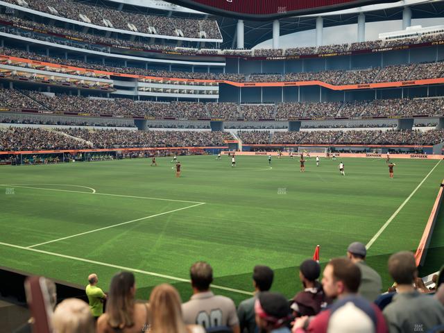 SoFi Stadium - Section Club 126 Seat View