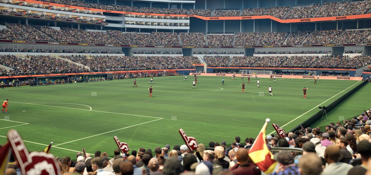 SoFi Stadium - Section Club 126 Seat View