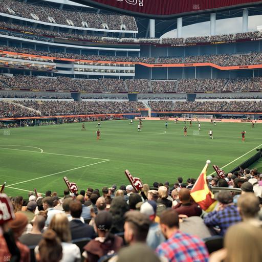 SoFi Stadium - Section Club 126 Seat View