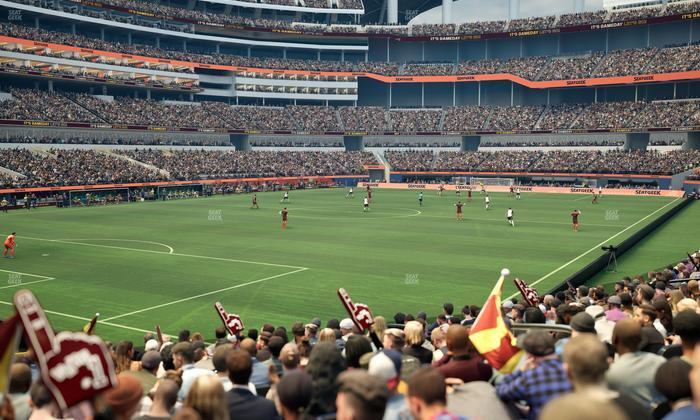 SoFi Stadium - Section Club 126 Seat View