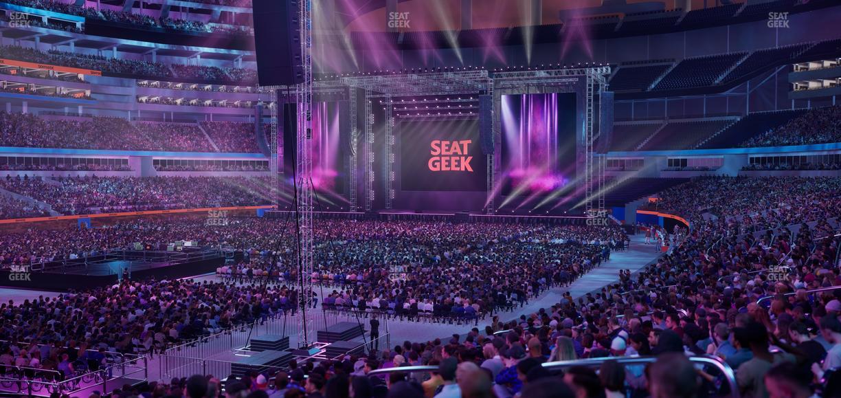 SoFi Stadium - Section Club 126 Seat View