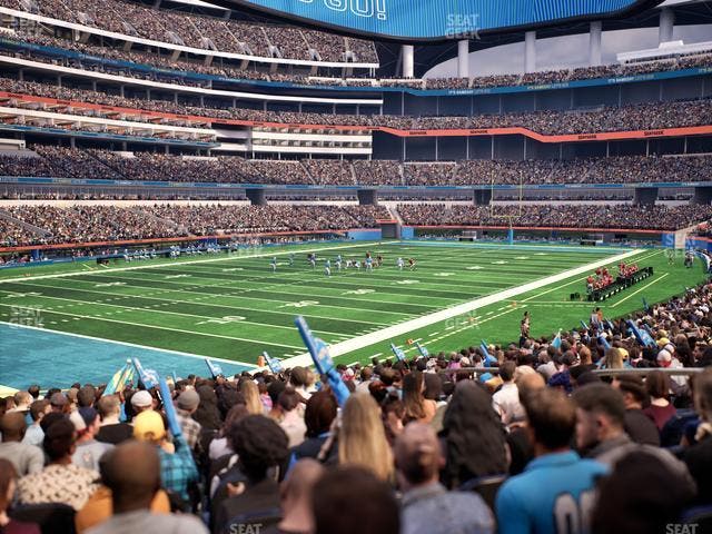 SoFi Stadium - Section Club 126 Seat View