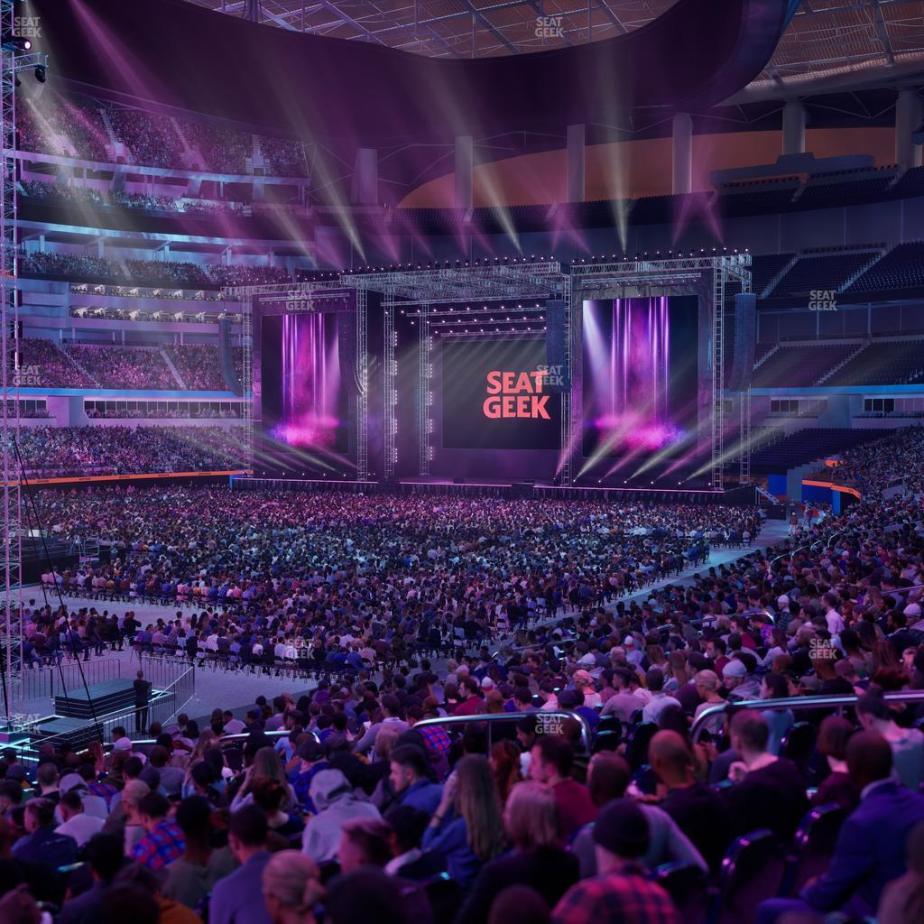 SoFi Stadium - Section Club 127 Wc Seat View