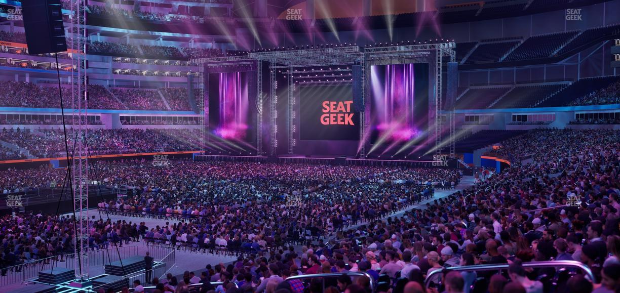 SoFi Stadium - Section Club 127 Wc Seat View