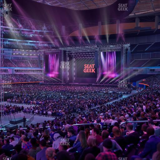 SoFi Stadium - Section Club 127 Wc Seat View