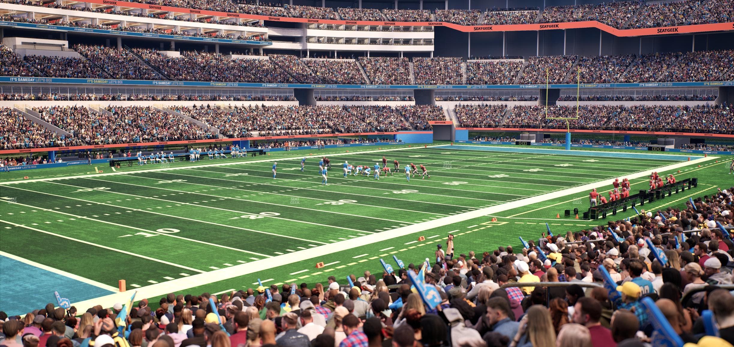 SoFi Stadium - Section Club 127 Wc Seat View