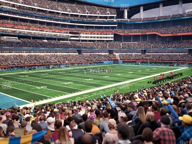SoFi Stadium - Section Club 127 Wc Seat View