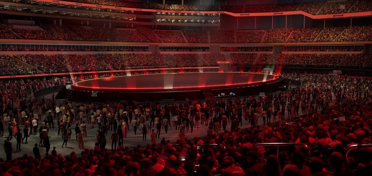 SoFi Stadium - Section Club 127 Wc Seat View