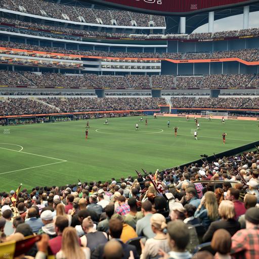 SoFi Stadium - Section Club 127 Wc Seat View