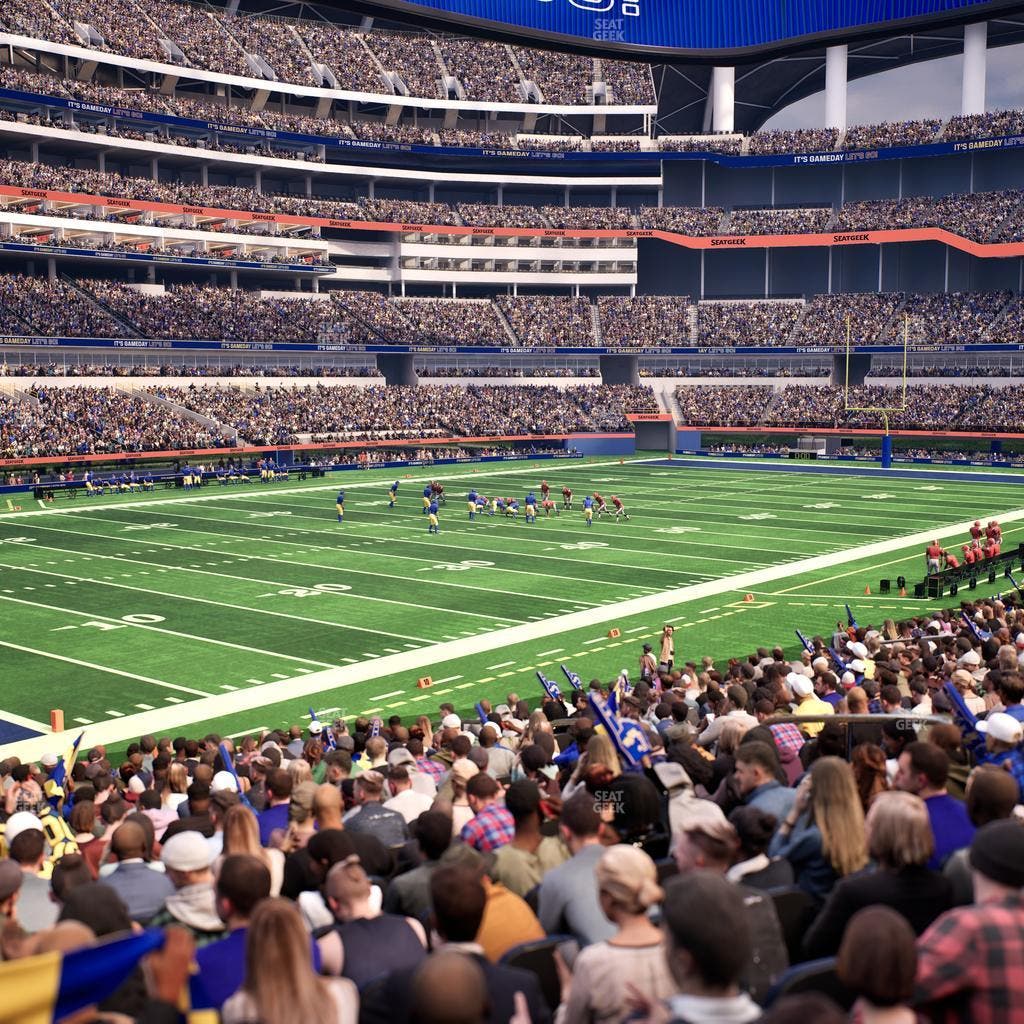 SoFi Stadium - Section Club 127 Wc Seat View