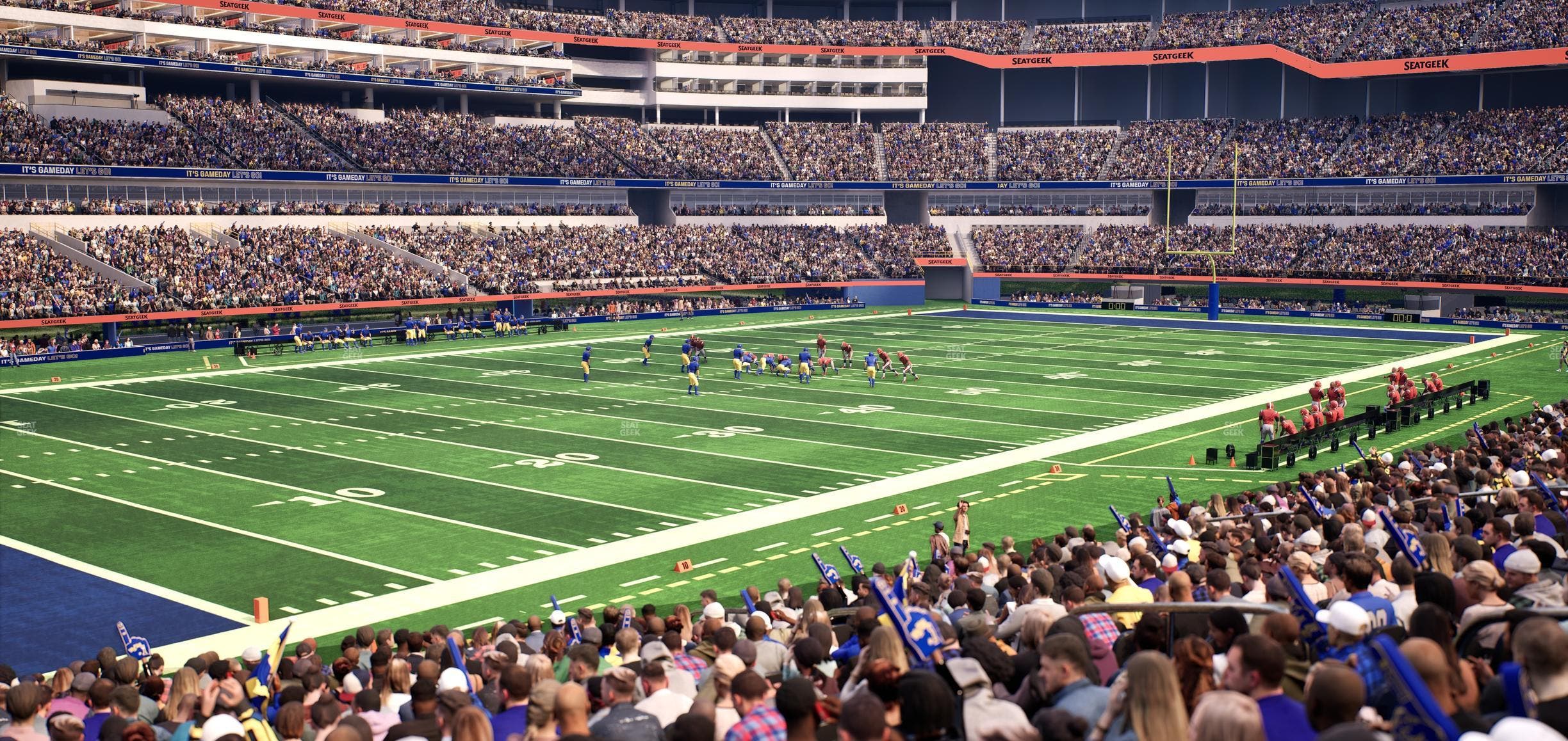 SoFi Stadium - Section Club 127 Wc Seat View