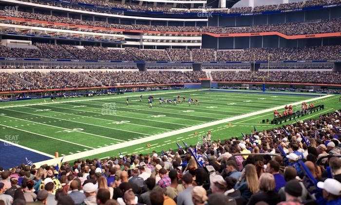 SoFi Stadium - Section Club 127 Wc Seat View