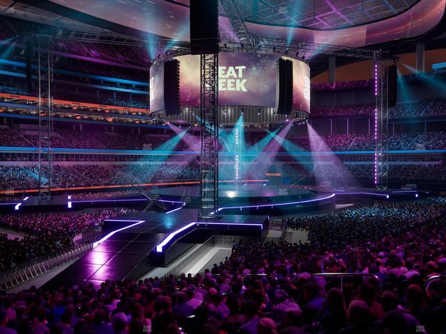 SoFi Stadium - Section Club 127 Wc Seat View