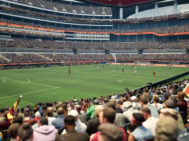 SoFi Stadium - Section Club 127 Seat View