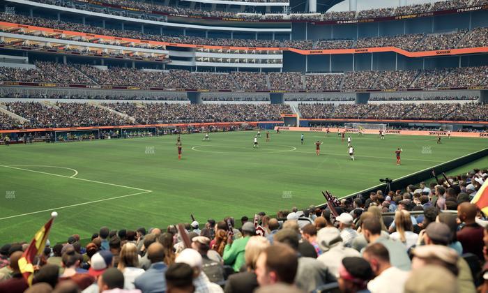 SoFi Stadium - Section Club 127 Seat View