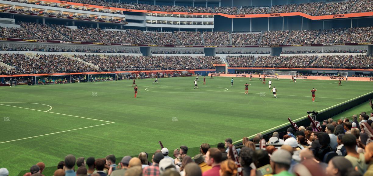 SoFi Stadium - Section Club 127 Seat View