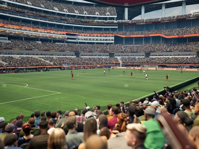 SoFi Stadium - Section Club 127 Seat View