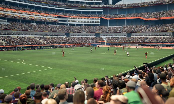 SoFi Stadium - Section Club 127 Seat View