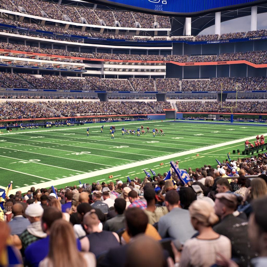 SoFi Stadium - Section Club 127 Seat View