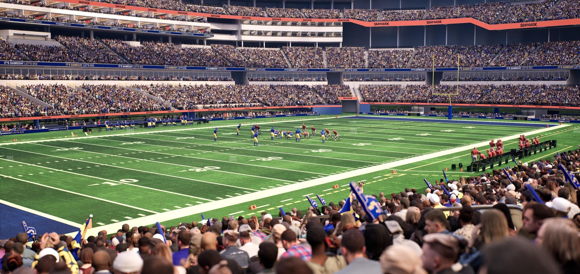 SoFi Stadium - Section Club 127 Seat View