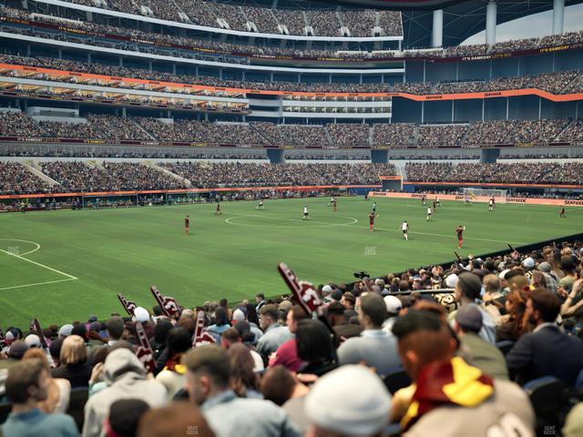 SoFi Stadium - Section Club 128 Seat View