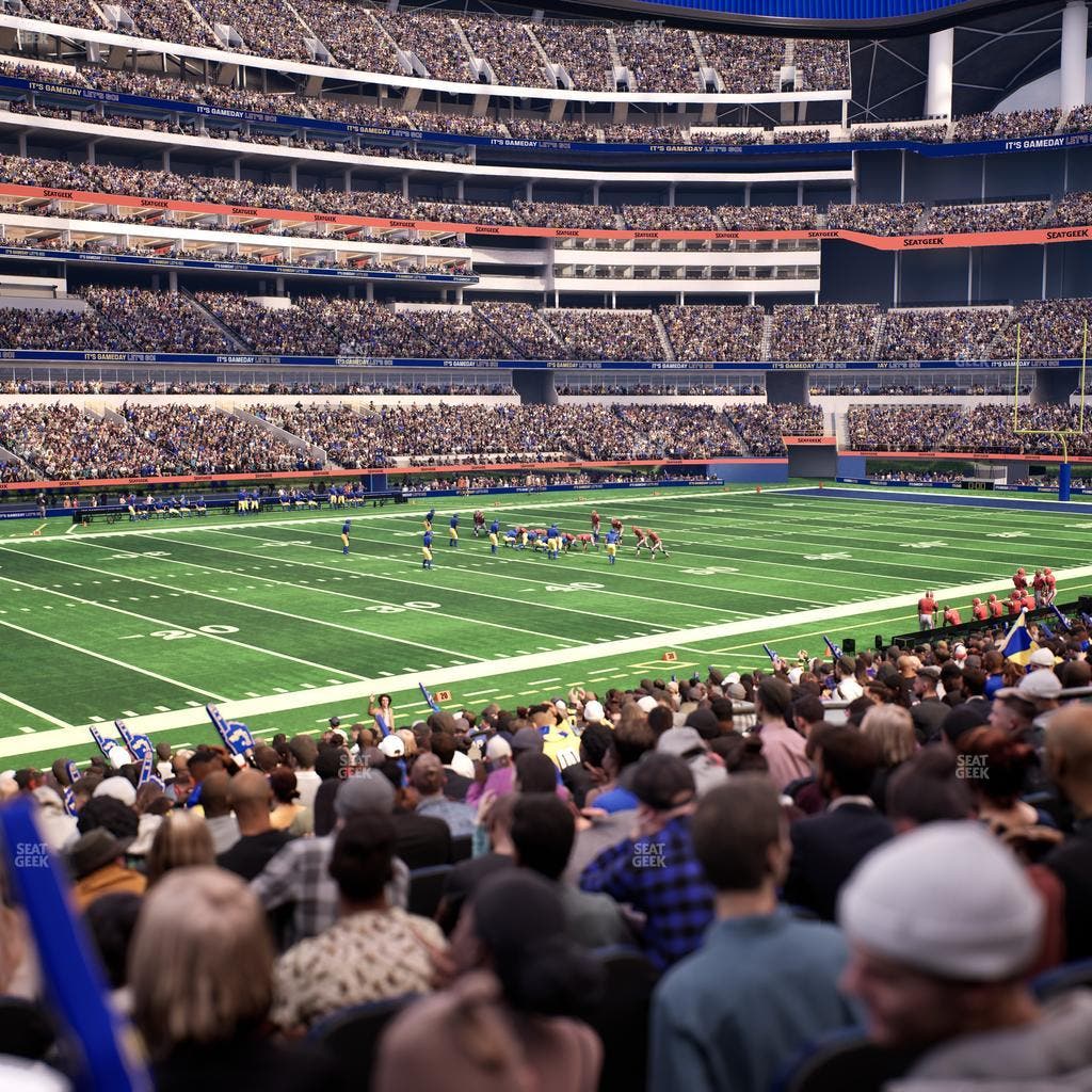 SoFi Stadium - Section Club 128 Seat View