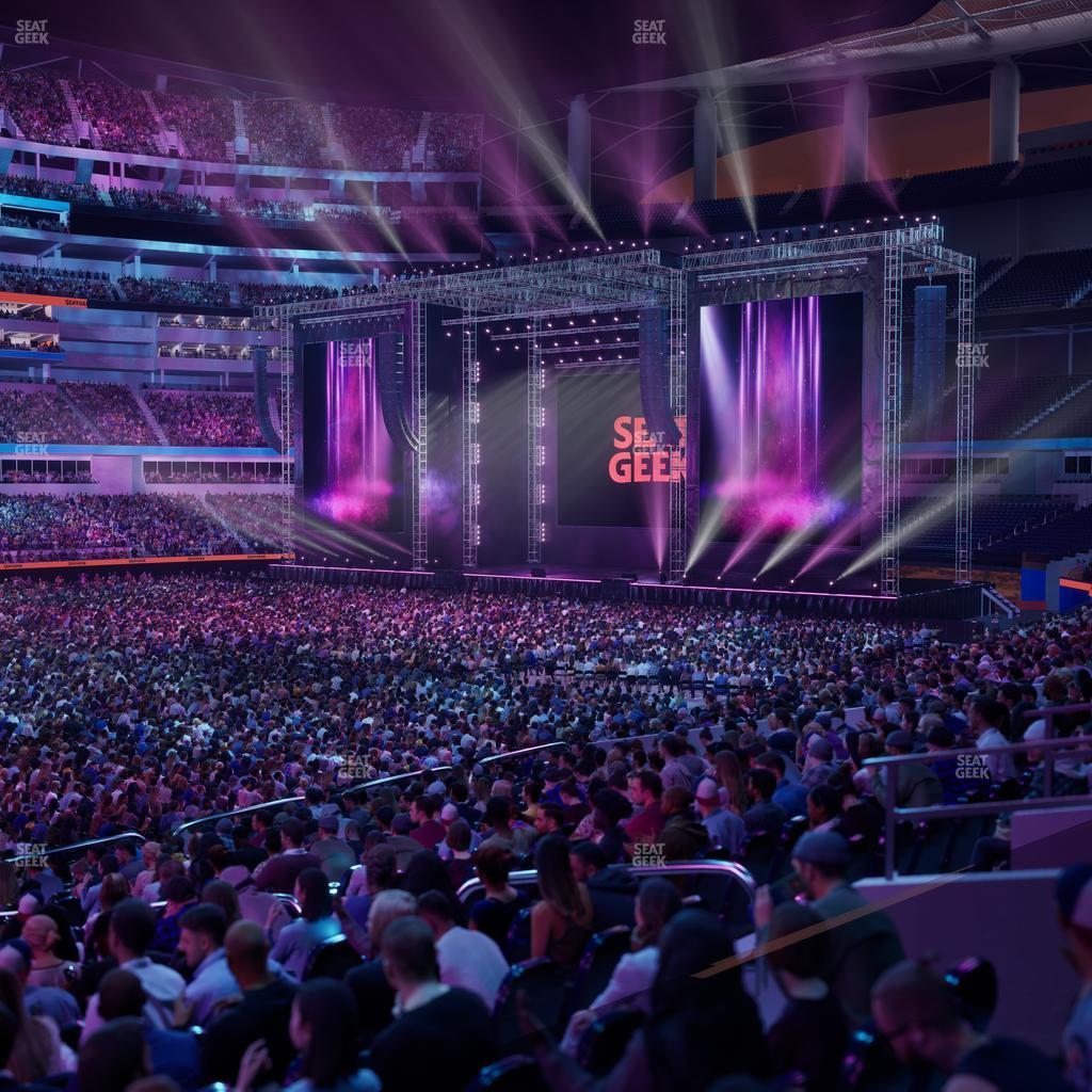 SoFi Stadium - Section Club 129 Wc Seat View