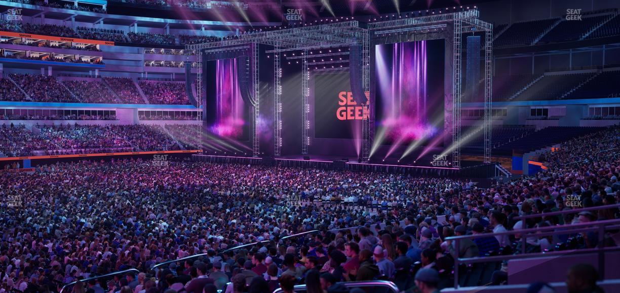 SoFi Stadium - Section Club 129 Wc Seat View