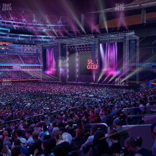 SoFi Stadium - Section Club 129 Wc Seat View