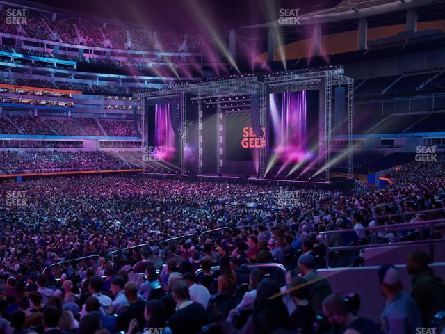 SoFi Stadium - Section Club 129 Wc Seat View SoFi Stadium - Section Club 129 Wc Seat View