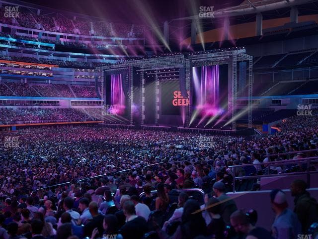 SoFi Stadium - Section Club 129 Wc Seat View