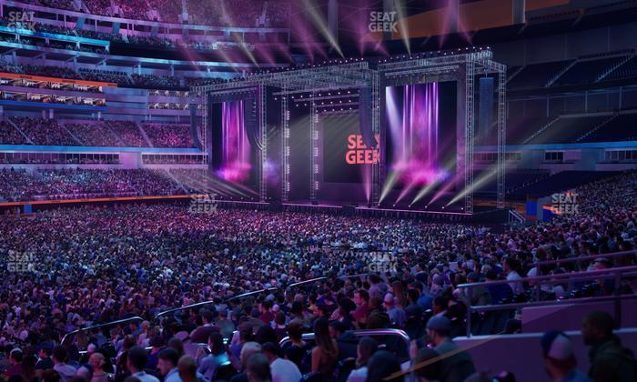 SoFi Stadium - Section Club 129 Wc Seat View