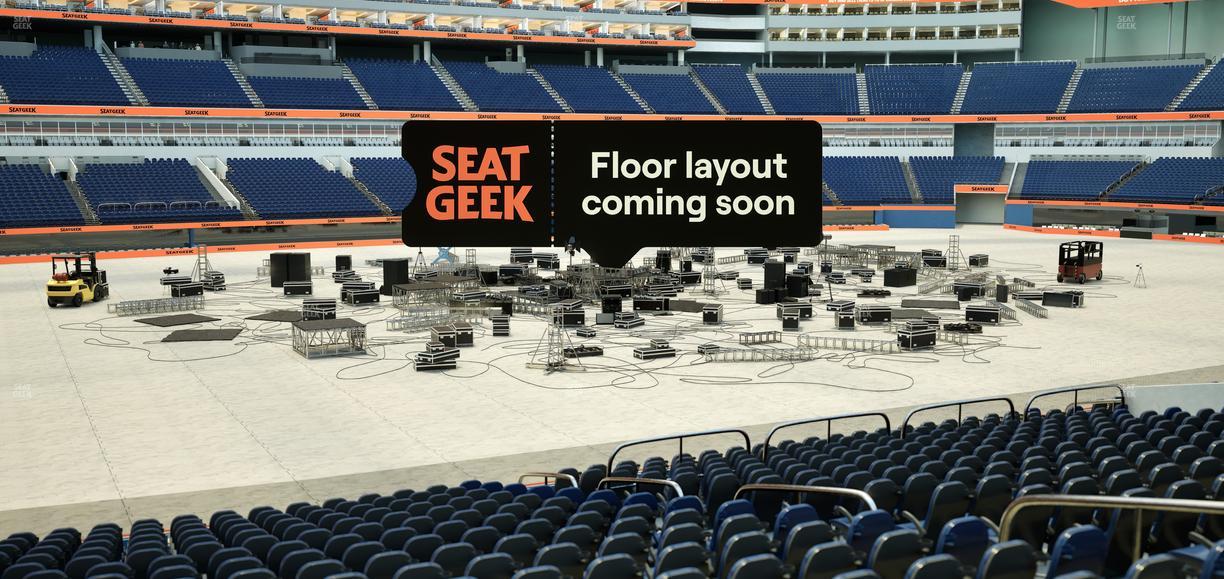 SoFi Stadium - Section Club 129 Wc Seat View