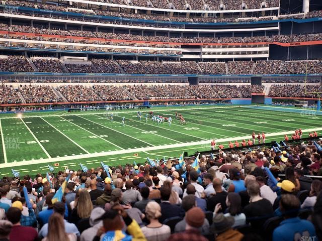 SoFi Stadium - Section Club 129 Wc Seat View