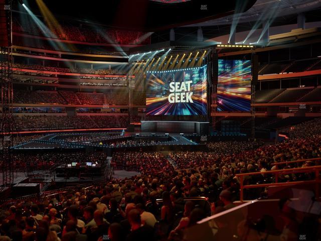SoFi Stadium - Section Club 129 Wc Seat View