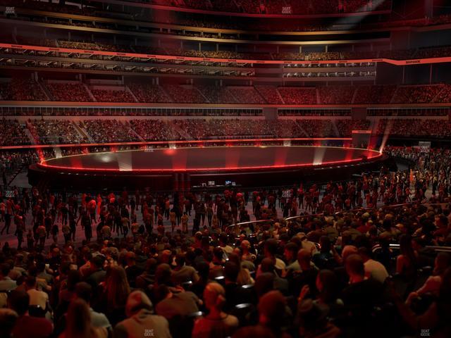 SoFi Stadium - Section Club 129 Wc Seat View