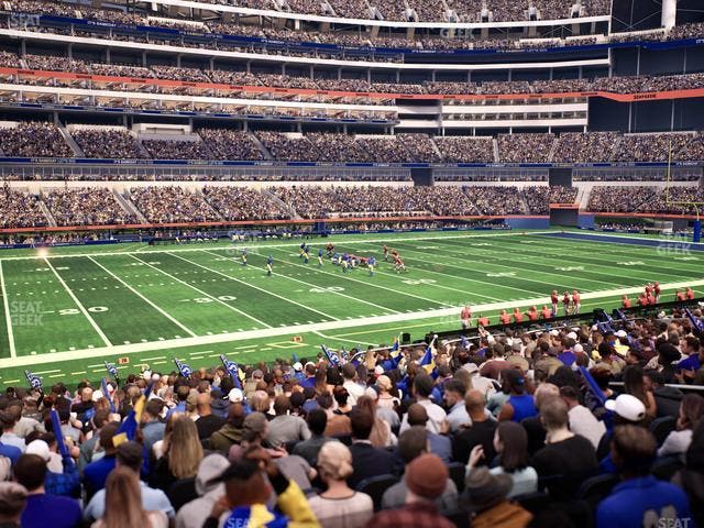 SoFi Stadium - Section Club 129 Wc Seat View