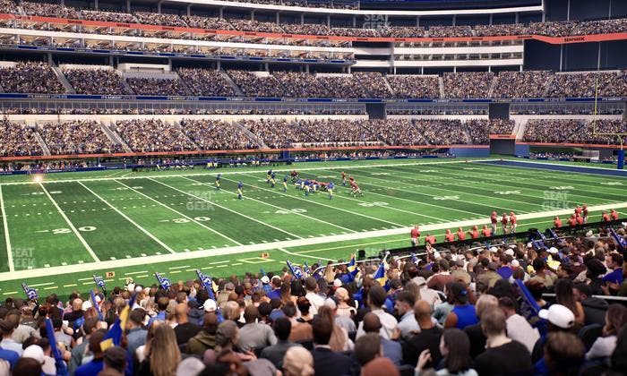 SoFi Stadium - Section Club 129 Wc Seat View