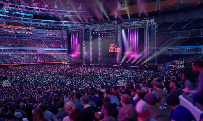 SoFi Stadium - Section Club 129 Seat View