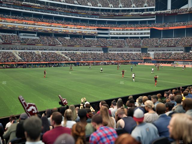 SoFi Stadium - Section Club 129 Seat View