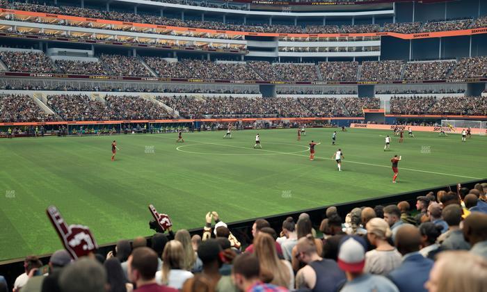 SoFi Stadium - Section Club 129 Seat View