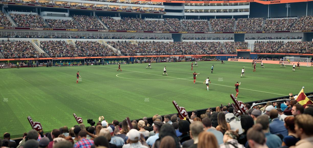 SoFi Stadium - Section Club 129 Seat View